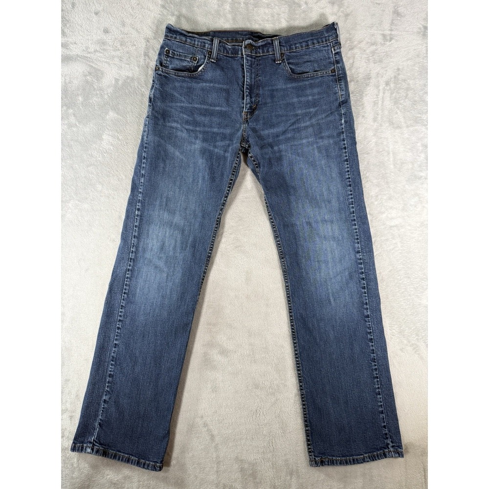 Levis 559 Jeans Mens 34x32 Blue Denim Relaxed Straight Fit